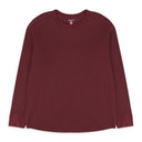 BURGUNDY THERMAL T-SHIRT