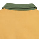 YELLOW PEACE COLLAR PULLOVER SWEATER