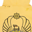 MURD333R.FM YELLOW GENERAL ISSUE: SPECIAL OPS ZIP-UP HOODIE