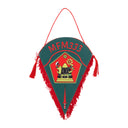 MURD333R.FM GREEN DOUBLE-SIDED LOGO W/ TASSELS PODIUM PENNANT