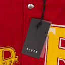 RED/CREAM BULL MARKET VARSITY JACKET