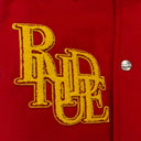 RED/CREAM BULL MARKET VARSITY JACKET