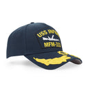 MURD333R.FM BLACK/YELLOW USS INFIDEL SNAPBACK HAT