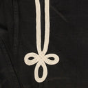 BLACK ROUGH ROPING TRUCKER JACKET