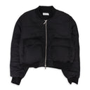 BLACK UNIFORM PUFFER JACKET