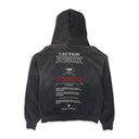 CHARCOAL POT POISON ZIP HOODIE