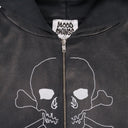 CHARCOAL POT POISON ZIP HOODIE