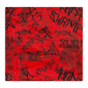MURD333R.FM RED SQUARE PILLOW CASE