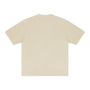 CREAM/BLACK LOGO T-SHIRT