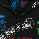 BLACK STENCIL HOODIE
