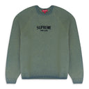 GREEN LOGO SWEATER