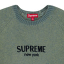 GREEN LOGO SWEATER