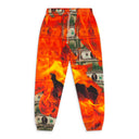 ORANGE MONEY BURN SWEATPANTS