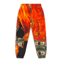 ORANGE MONEY BURN SWEATPANTS