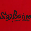 RED STAY POSITIVE T-SHIRT