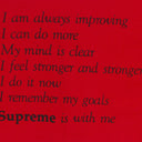 RED STAY POSITIVE T-SHIRT