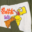 MULTICOLOR COLORFUL PAINT KHAKI DENIM JACKET