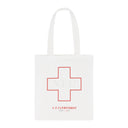 WHITE END NEU TOTE BAG