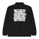 BLACK HANDLE WITH CARE COACH JACKET