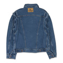 BLUE ZIPPER DENIM JACKET