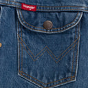 BLUE ZIPPER DENIM JACKET