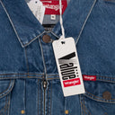 BLUE ZIPPER DENIM JACKET