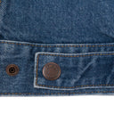 BLUE ZIPPER DENIM JACKET