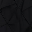 BLACK ORGANIC PONCHO FLARED SKIRT