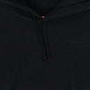 BLACK STACKED VARSITY HOODIE