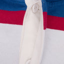 BLUE HOODED RUGBY SHIRT