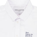 WHITE NOT FOR SALE BUTTON-DOWN SHIRT