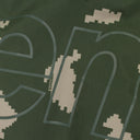 GREEN CAMO FUR PARKA
