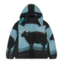BLACK/BLUE DAMIEN HIRST SHEEP DOWN PUFFER JACKET