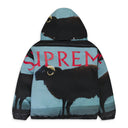 BLACK/BLUE DAMIEN HIRST SHEEP DOWN PUFFER JACKET