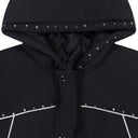 BLACK STUDDED STADIUM BOMBER