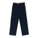 NAVY CONTRAST LEOPARD SIDE STRIPE PANTS