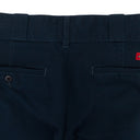 NAVY CONTRAST LEOPARD SIDE STRIPE PANTS