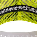 NEON GREEN CROSS HAT