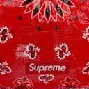RED BANDANA TARP DUFFEL BAG