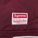 RED MITCHELL & NESS CAMO LOGO VARSITY JACKET
