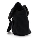 BLACK MINI MESSENGER BAG