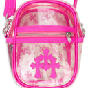 PINK CLEAR TAKA MESSENGER BAG