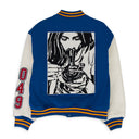 BLUE HYSTERIC GLAMOUR VARSITY JACKET