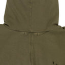 KHAKI RECONSTRUCTED FOLDED ZIP HOODIE