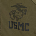KHAKI RECONSTRUCTED FOLDED ZIP HOODIE