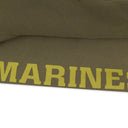 KHAKI RECONSTRUCTED FOLDED ZIP HOODIE