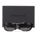 BLACK PIERCED SUNGLASSES