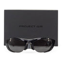 BLACK PIERCED SUNGLASSES