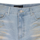 BLUE LAYERED SKIRT SHORTS