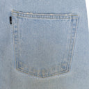 BLUE LAYERED SKIRT SHORTS